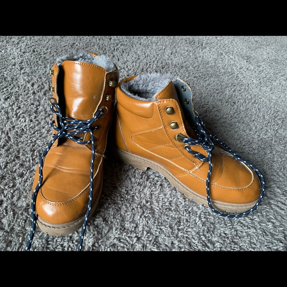 Tan Boys Boots